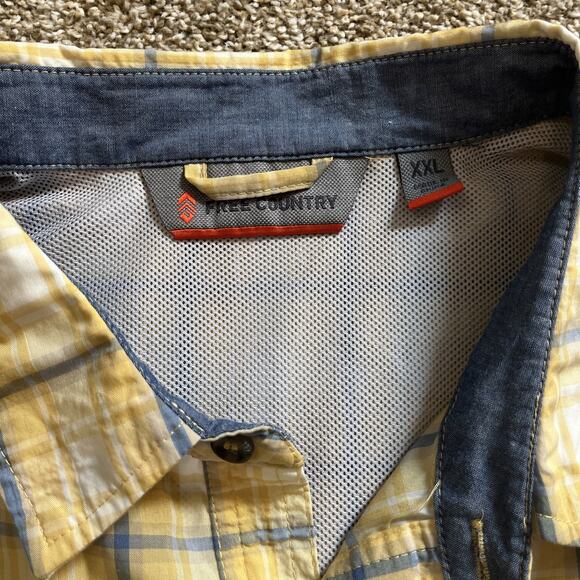 Free Country Men's Excursion Short Sleeve Poplin Shirt, XXL, Cabincore Fisherman - Picture 2 of 10